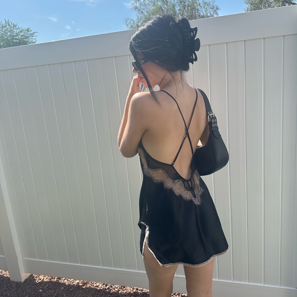 💗🖤BLACK LACE SLIP DRESS🖤💗